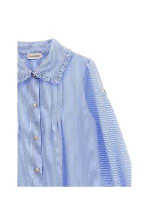 Abito in viscosa con colletto a volant MONCLER KIDS | L19542G00005599G1F70